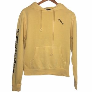 obey olde rose black hoodie